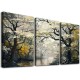 Canvas Art Wall Decor for Living Room Foggy Forest Painting Landscape Picture Modern Nature Artwork for Living Room Bedroom Bathroom Home Office Wall Decor Canvas Wall Decor