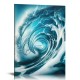 Canvas Wall Art for Living Room, Canvas Wall Art Framed Modern Hanging Wall Decor Sea Wave Pictures Poster Bathroom Bedroom Home ()