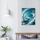 Canvas Wall Art for Living Room, Canvas Wall Art Framed Modern Hanging Wall Decor Sea Wave Pictures Poster Bathroom Bedroom Home ()