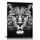 Black and White Wall Art Paintings Blue Eyed Prints on Canvas Wild Animals Pictures Poster Framed Artwork for Living Room Office, Modern Home Wall Decor