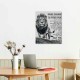 Canvas Wall Art Pictures for Wall Inspirational Lion Quotes - Painting Wall Décor for Bathroom Bedroom Office Framed Artwork